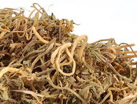dried herb segments of Chinese Lobelia Herb are in a pile