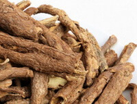 dried herb segments and pieces of Slenderstyle Acanthopanax Bark