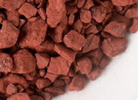 many red brownish herb blocks and pieces of Hematite are piled together