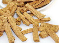 dried khaki herb segments of Radix Codonopsis