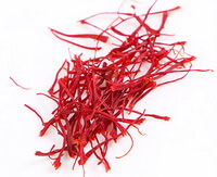 some dried reddish herb stigmas of Crocus,Saffron