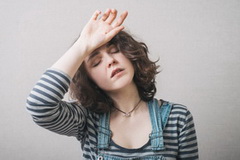 Postpartum depression sweating related syndromes