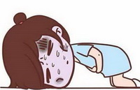 Postpartum stomachache