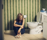 Premenstrual bloody stool