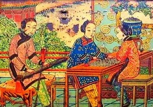 a portrait of Jiang Shi and Fang Shi